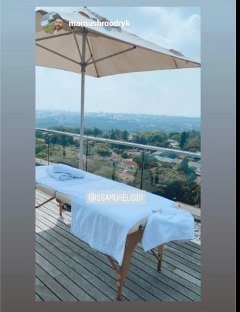 Spa treatment setup for a Johannesburg mobile massage booking